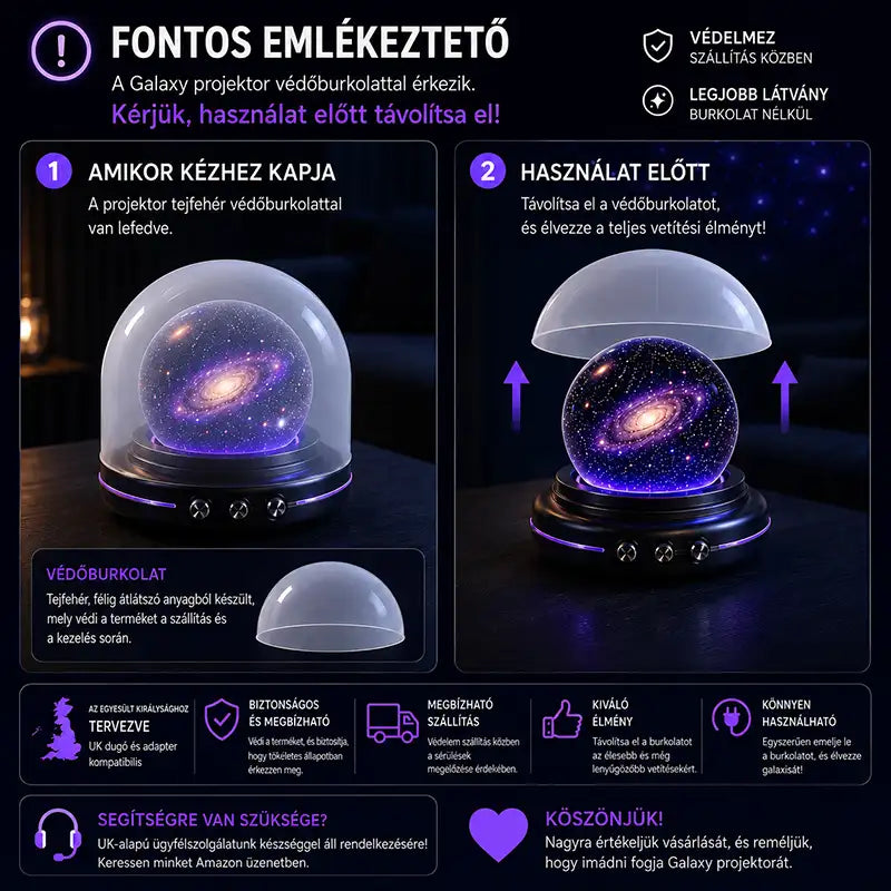 🌌🔮 Topacme® Éjszakai fényprojektor🧸