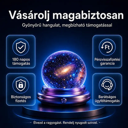 🌌🔮 Topacme®  Éjszakai fényprojektor🧸
