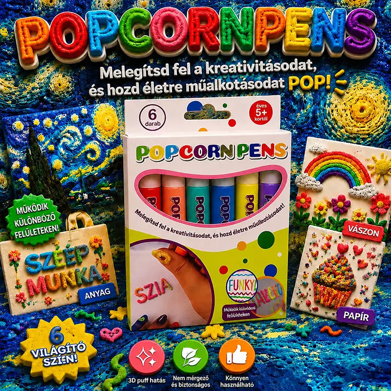 🔥 Ma 20% kedvezmény丨🌿Topacme® 3D Dombornyomó Toll – Változtassa rajzait 3D műalkotásokká!