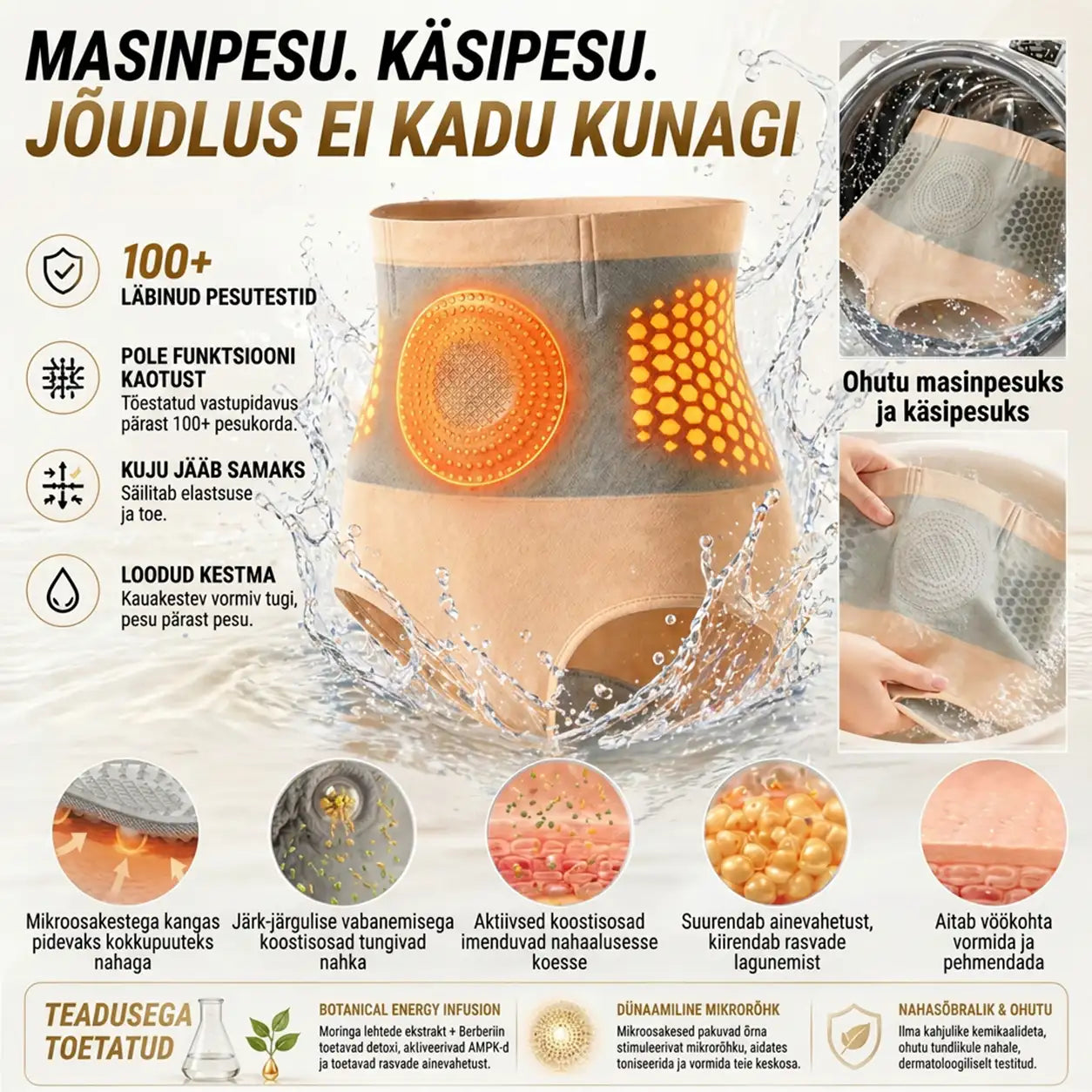 AKYGO® Ametlik pood 🇪🇪 | AKYGO® 2026 Moringa x Berbeeriin x NAD+ 6-ühes mikromolekulaarsed modelleerivad ja rasva põletavad šortsid (Naiste versioon + Meeste elujõudu toetav kompleks)