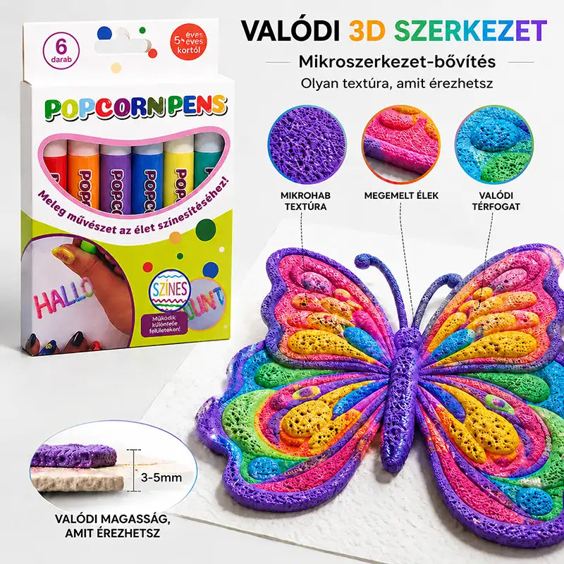🔥 Ma 20% kedvezmény丨🌿Topacme® 3D Dombornyomó Toll – Változtassa rajzait 3D műalkotásokká!