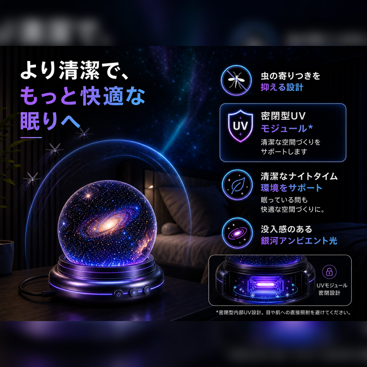 🌌🔮Topacme® ナイトライト プロジェクター🧸
