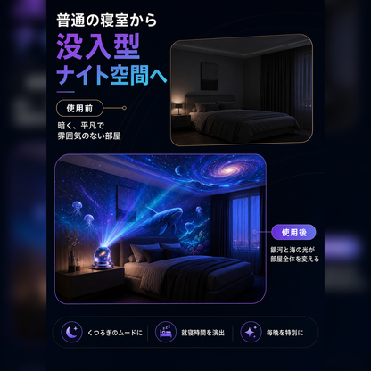 🌌🔮Topacme® ナイトライト プロジェクター🧸