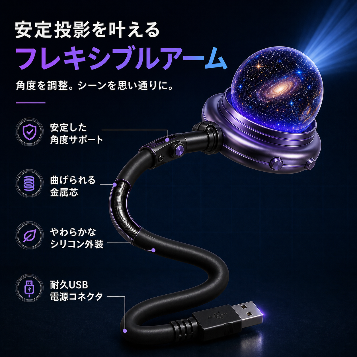 🌌🔮Topacme® ナイトライト プロジェクター🧸