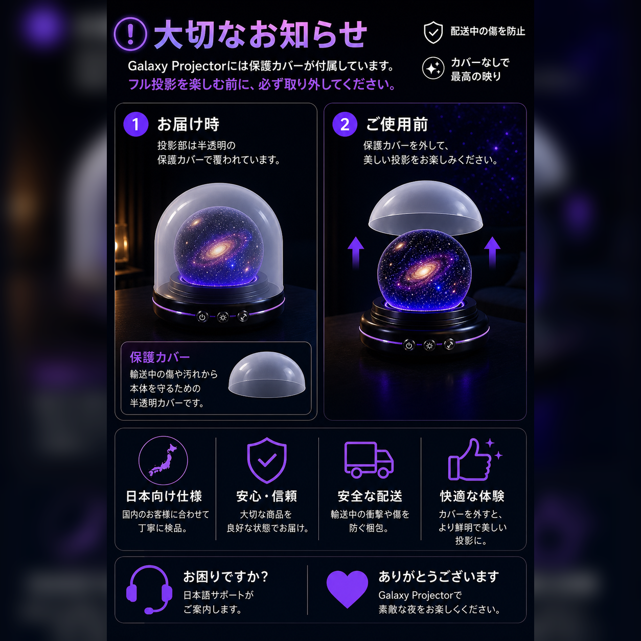 🌌🔮Topacme® ナイトライト プロジェクター🧸